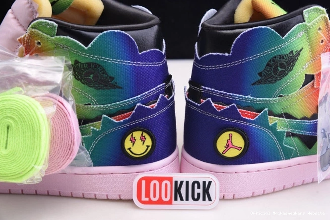 Official Maikesneakers J AIR 1 HIGH DC3481-900 BALVIN OG X JORDAN 0712